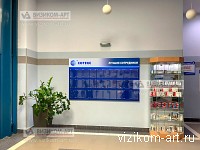 Стенд в офисе (фото заказчика)